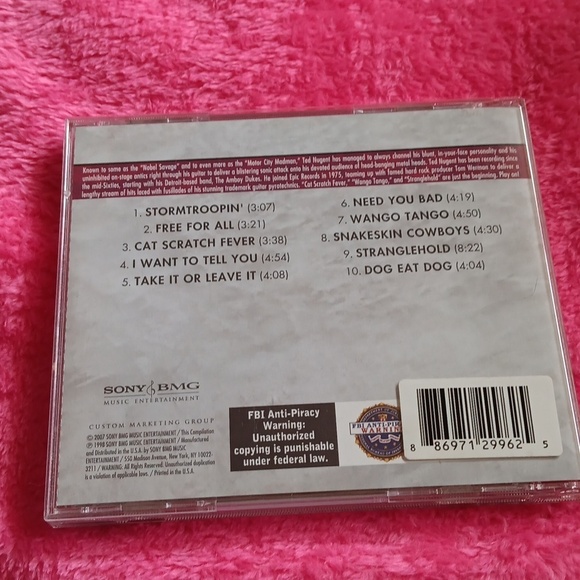 TED Nugent CD 2007 - Picture 2 of 2